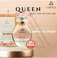 Nước Hoa Nữ Phong Cách Ngọt Ngào - Quyến Rũ Lavila Queen (60ml) Chính Hãng + Tặng Chai Mini Queen (12ml)
